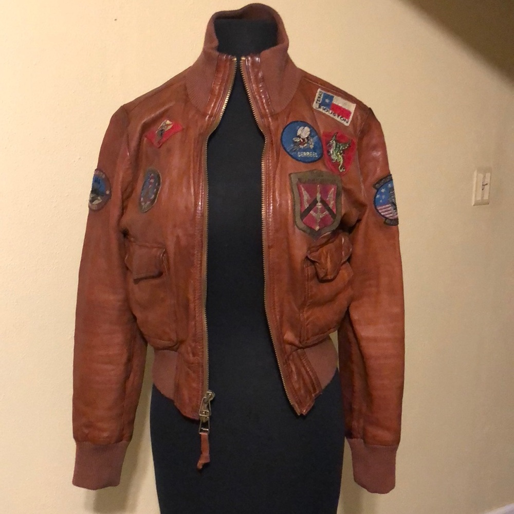 Top Gun Leather Jacket - Picture 2 of 8